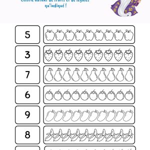 Compter les fruits et les légumes