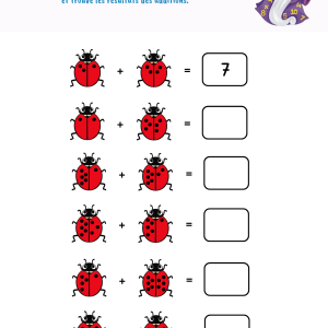 Compter les points des coccinelles