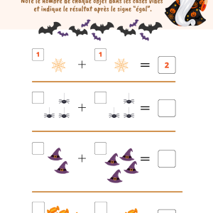 Additionner - Halloween